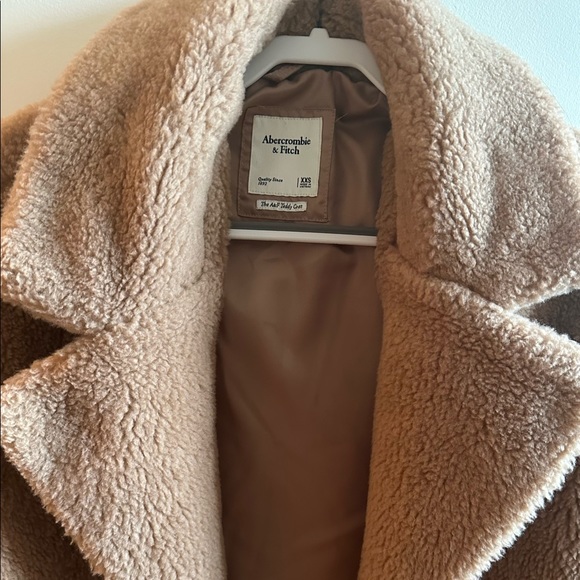 Abercrombie & Fitch Teddy Coat- light brown sherpa - Picture 5 of 7